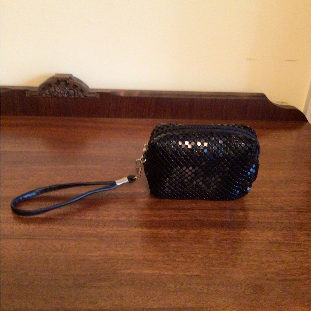 2 for $21 Black Mesh Wristlet